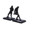 Star Wars Death Trooper Figurines Black Glossy Dynamic Display Two glossy black Star Wars Death Trooper figurines posed dynamically on black display bases. The-Hidden-Hatch