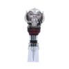 Metal skull bottle stopper with red text reading “And We Play Rock ’n’ Roll!” The-Hidden-Hatch