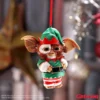 Gizmo Christmas Elf Ornament Resin Figurine - Green Red Outfit Gizmo Christmas elf ornament with festive outfit hanging on a decorated tree The-Hidden-Hatch