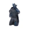 Batman And Catwoman Resin Sculpture - Dark Embrace Design A sculpted Batman and Catwoman embracing in detailed dark costumes against a plain white background.