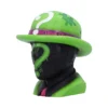 Riddler Bust Sculpture Green Abstract Puzzle Face Design A surreal green Riddler bust sculpture with puzzle-patterned face and dripping neon question mark.