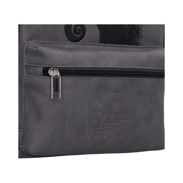 The Nightmare Before Christmas Gray Faux Leather Bag - Embossed Logo Gray faux leather bag with embossed The Nightmare Before Christmas logo and zipper pocket. The-Hidden-Hatch