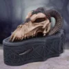 Gothic Resin Dragon Skull Dark Base Gothic Resin Dragon Skull Dark Base