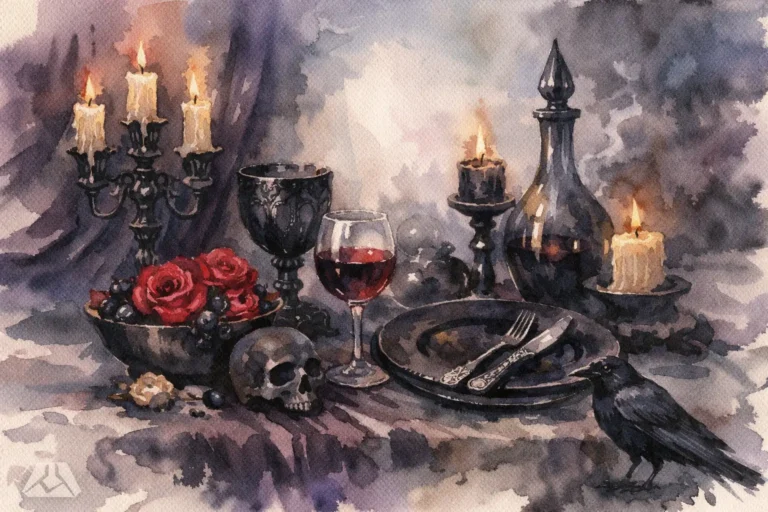 How to Style Gothic Tableware at Home 2 How to Style Gothic Tableware at Home