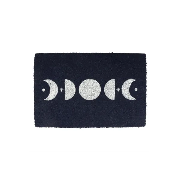 Dark Blue Moon Phase Doormat 2 Dark Blue Moon Phase Doormat