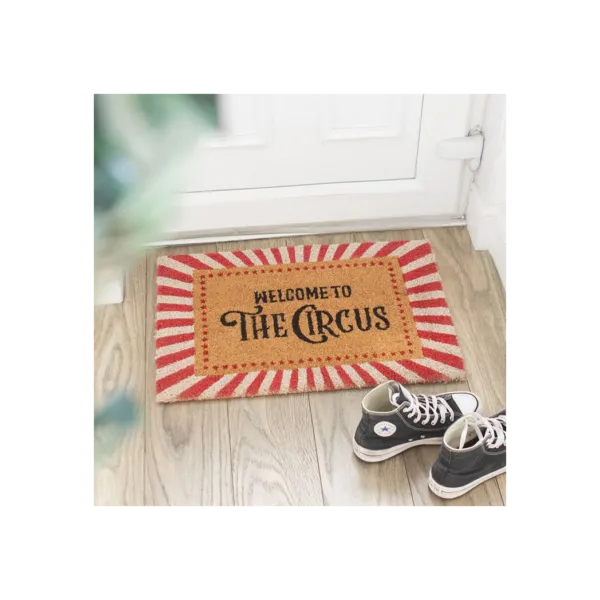Red Welcome to the Circus Doormat 1 Red Welcome to the Circus Doormat