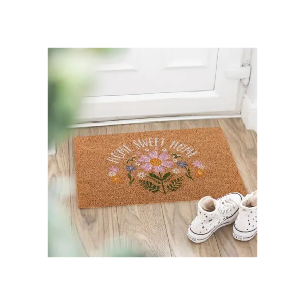 Natural Daisy Home Sweet Home Doormat 1 Natural Daisy Home Sweet Home Doormat