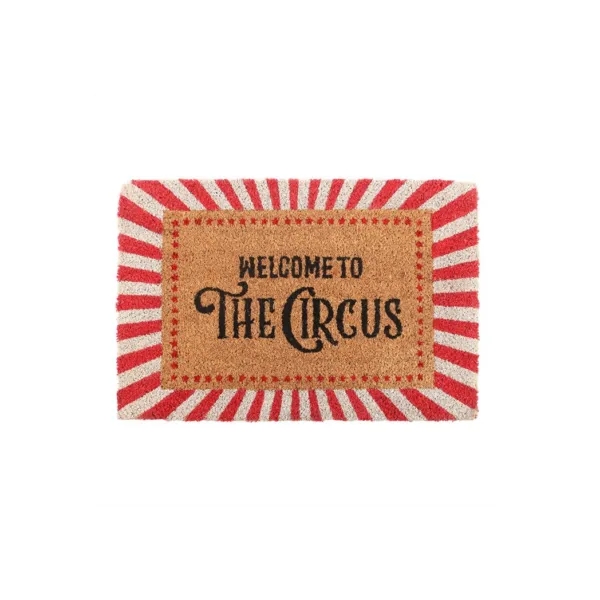 Red Welcome to the Circus Doormat 2 Red Welcome to the Circus Doormat