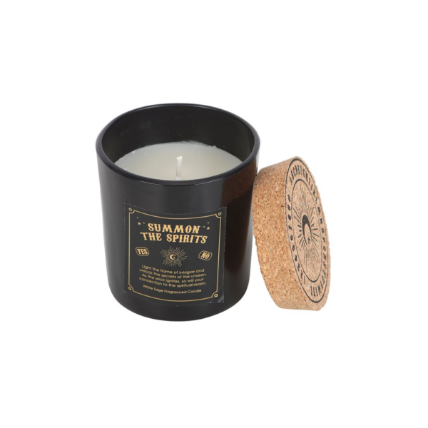 Summon the Spirits Talking Board White Sage Candle 4 Summon the Spirits Talking Board White Sage Candle