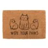 Natural Wipe Your Paws Cat Doormat 6 Natural Wipe Your Paws Cat Doormat