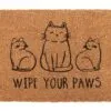 Natural Wipe Your Paws Cat Doormat 7 Natural Wipe Your Paws Cat Doormat