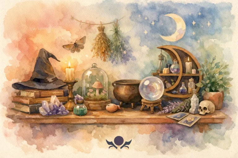A Witchy Shelf Styling Example for Every Room