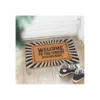 Black Welcome to the Circus Doormat
