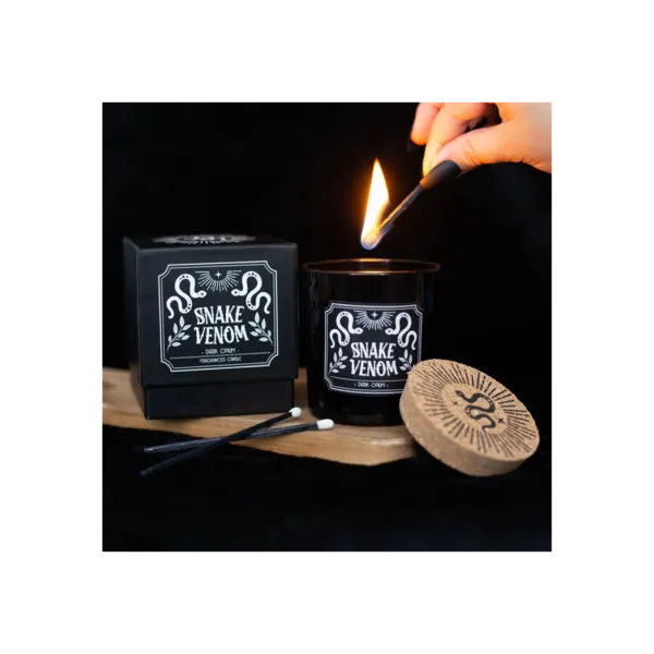 Snake Venom Dark Opium Candle 6 Candles or Oil Burners. Specialist Candles.