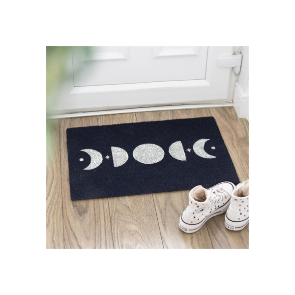 Dark Blue Moon Phase Doormat 1 Dark Blue Moon Phase Doormat