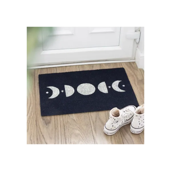 Dark Blue Moon Phase Doormat 1 Dark Blue Moon Phase Doormat