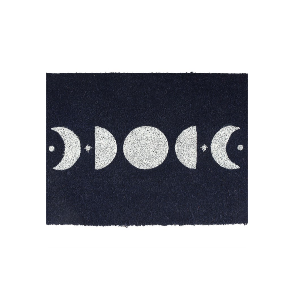 Dark Blue Moon Phase Doormat 3 Dark Blue Moon Phase Doormat