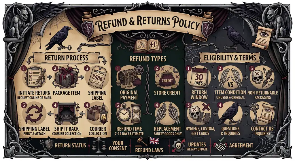 The Hidden Hatch Refund & Returns Policy 1 Refund and Returns Policy