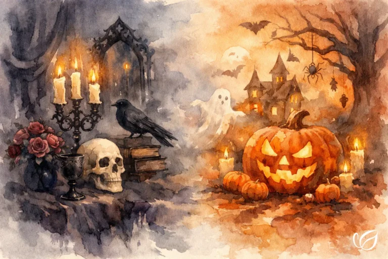 Gothic Decor vs Halloween Decor Explained