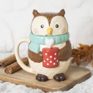 Owl Lidded Mug Owl Lidded Mug
