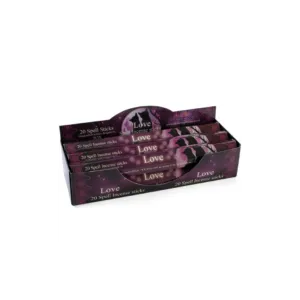 Set of 6 Packets of Love Spell Incense Sticks by Lisa Parker