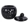Black Folk Pumpkin Oil Burner and Wax Warmer