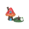Red Smoking Toadstool Incense Cone Holder