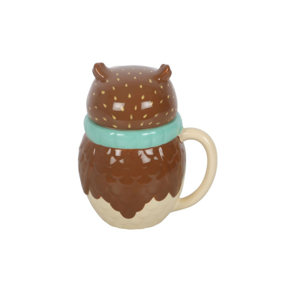 Oliver Owl Lidded Mug