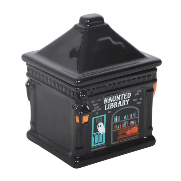 Haunted Library Lidded Mug