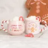 Pink Christmas in a Cup Mug