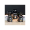 Black Triple Moon Cut Out Oil Burner