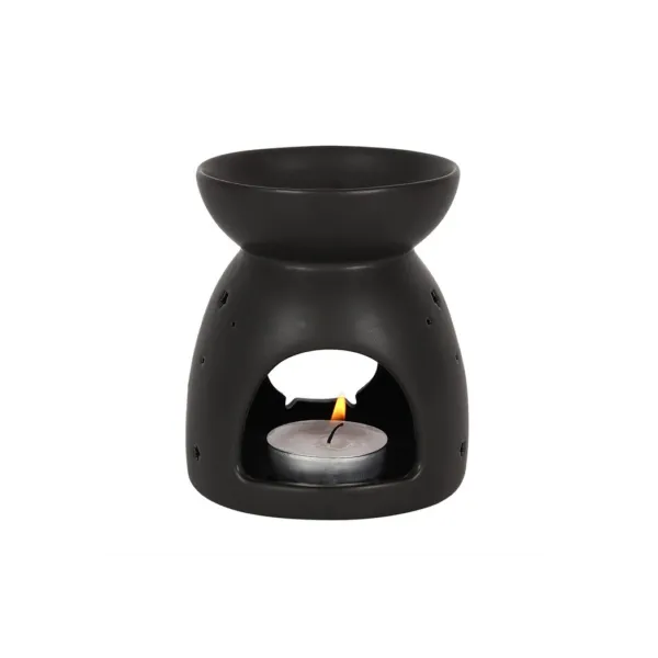 Black Cauldron Cut Out Oil Burner