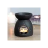 Black Cauldron Cut Out Oil Burner