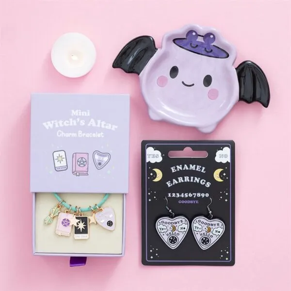 Pastel Batbrew Cauldron Trinket Dish