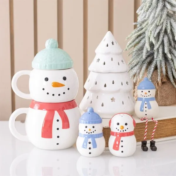 White Winter Fir Tree Oil Burner