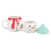 Set of 2 Winter Snowman Stacking Mugs 7 Snowman Stacking Mug