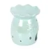 Iridescent Blue Snowflake Oil Burner and Wax Warmer