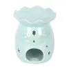 Iridescent Blue Snowflake Oil Burner and Wax Warmer