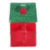 Red Christmas House Lidded Mug