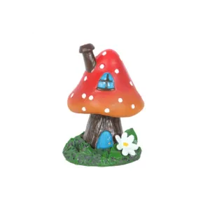 Red Smoking Toadstool Incense Cone Holder