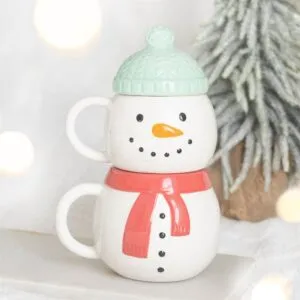 Snowman Stacking Mugs Snowman Stacking Mugs