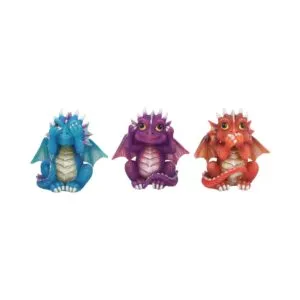 b3756k8.webp Three Wise Dragonlings 8.5cm