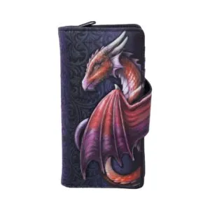 b4705p9.webp Take Flight Embossed Purse (Red) 18.5cm