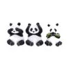 Three Wise Pandas 8.5cm