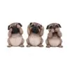 b4884p9.webp Three Wise Pugs 8.5cm