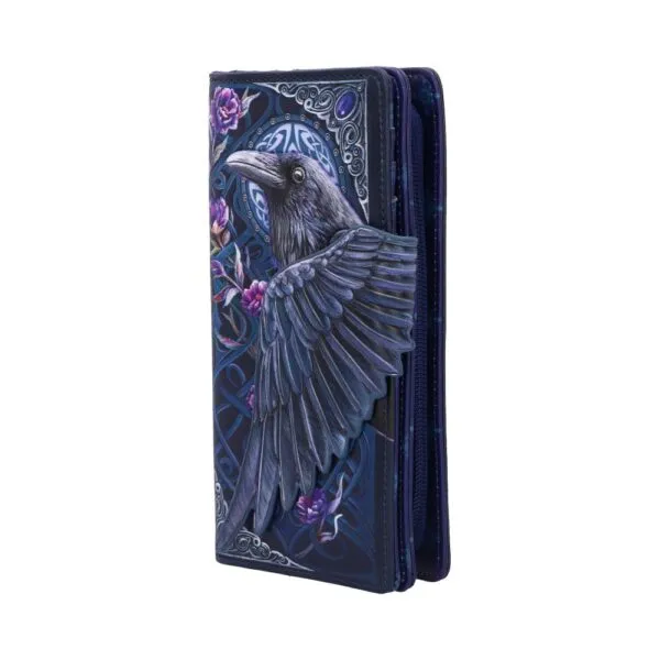 b5629t1-1.webp Ravens Flight Embossed Purse 18.5cm