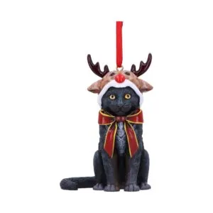 b5781u1.webp Reindeer Cat Hanging Ornament (LP) 9cm