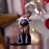 b5781u1-7.webp Reindeer Cat Hanging Ornament (LP) 9cm