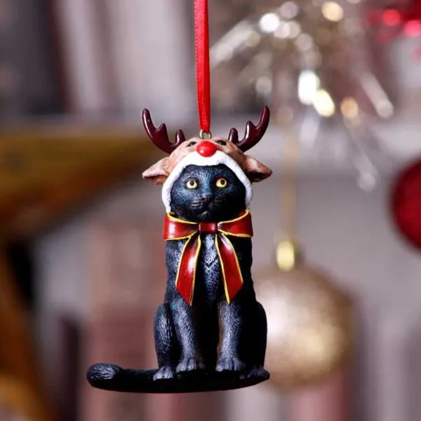 b5781u1-7.webp Reindeer Cat Hanging Ornament (LP) 9cm
