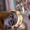 b5783u1-7.webp Moon Cat Hanging Ornament (LP) 9cm